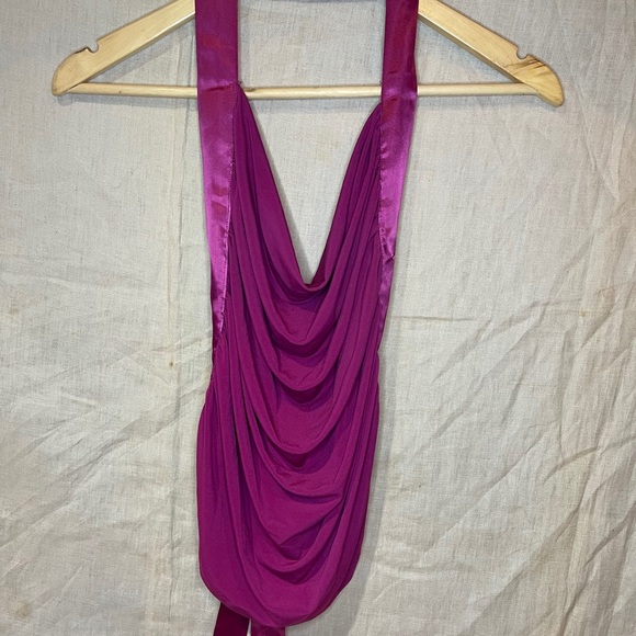 Tops - Hot Pink Halter Top